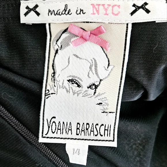 YOANA BARASCHI NYC SEXY TWEED PONTE KNIT COCKTAIL DRESS RUNS SMALL - Picture 6 of 9